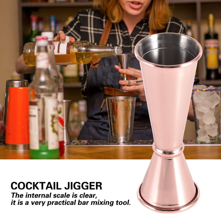 Stainless Steel & Glass Cocktail Shaker - Leak Proof With Recipe Jigger For Beginners & Home Bartending