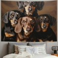 thumbnail image 2 of Orinice Dogs Tapestry Wall Hanging Unique Style Graphic Tapestries Home Wall Decor Art for Living Room Bedroom Apartment Farmhouse Dorm 40x30inch, 2 of 6