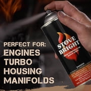 Stove Bright High Temp Paint Sunset| Heat Resistant Spray for Wood Stove BBQ Grill Fireplace Engine | Satin Finish | Rust Resistant Metal Coating | Withstands 1200°F | Primer Friendly