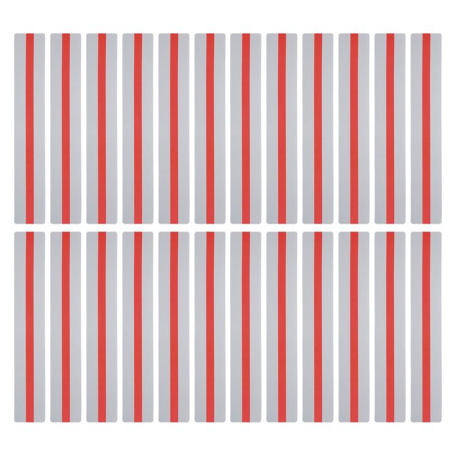 Unique Bargains Guided Reading Strips Tracking Mettre en Évidence les Signets de Superposition de Couleur Rouge 24 Pcs