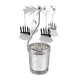 thumbnail image 4 of 2x Tea Light Candle Holder Taper Candle Gifts Candelabros Candelabro giratorio para decoración Holiday Livingroom Día de San Valentín ángel perfecl Portavelas giratorio, 4 of 8