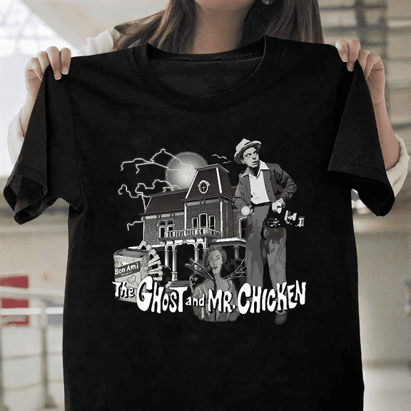 The Ghost And Mr Chicken Don Knotts 60s Comedy Horror Movie Art Unisex T-Shirt, for men & women, up to size 5XL.