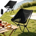 thumbnail image 3 of Folding Camping Chair Portable Outdoor Lawn Seat with Carry Storage Bag, Lightweight Foldable Chair for Picnic Hiking Beach Fishing Travel Backyard Patio Outdoor Relaxing, 3 of 7