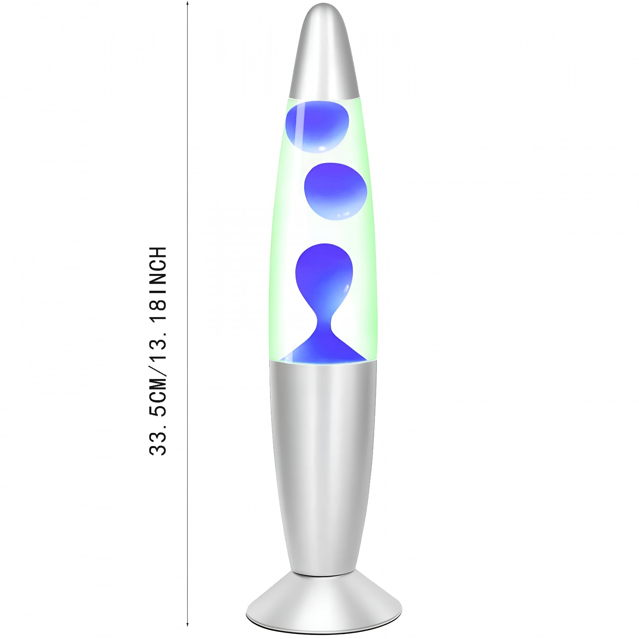 HIBIBUD Volcanic Lava Lamp Gift Jellyfish US Standard LED Color Changing Liquid Motion for Adults Kids Relaxing Night Light Birthday Gifts Boys Girls Home Décor Living Room Bedroom 100Ml