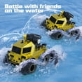 thumbnail image 6 of WEEKEND COME RC Monster Trucks Toys, Amphibious Bigfoot Tank  Car, Shoot Water Balloons, Gifts for Ages 3+, 6 of 11