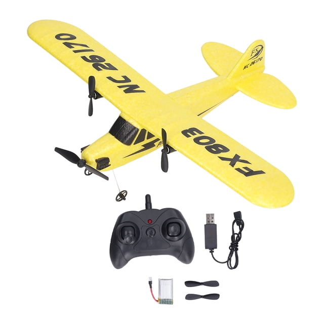 Avión de espuma RC, planeador de avión de espuma RC Drone de espuma RC Avión de espuma de control remoto Construcción robusta