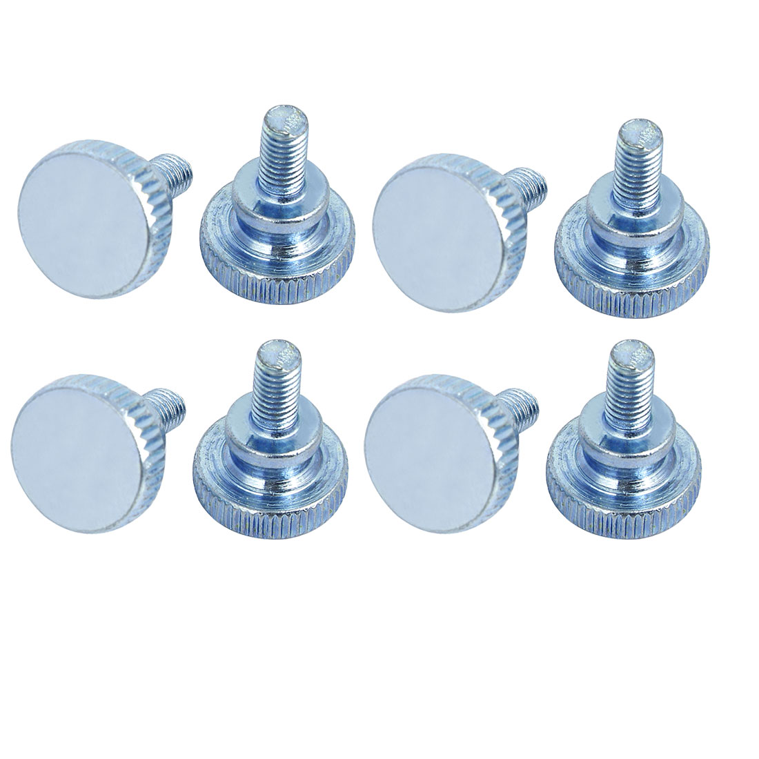 10x Viti A Testa Zigrinata M3x8mm – Uxcell Thumb Screw In Metallo Per Fissaggi Fai-da-te - Foto 2