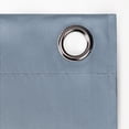 thumbnail image 4 of Sun Zero Graham 2-pack Dual-Sided Magnetic Closure 100% Blackout Grommet Curtain Panel Pair, 40"W x 84"L, Denim Blue, 4 of 10