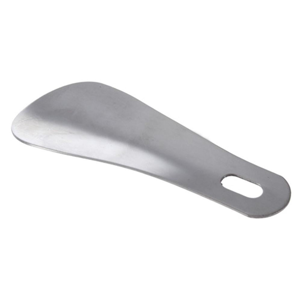 10.2cm Professional Stainless Steel Metal Shoe Horn Long Shoespooner Spoon 