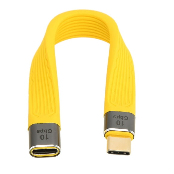 Type C Male To Female Cable, Efficient Transmission 10Gbp Small Portable FPC Flexible Data Cable For Office