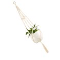 thumbnail image 2 of Bewildely Soporte de cáñamo para jardín, cesta para maceta, cuerda colgante de macramé, cordón de yute Jardín y Patio No.13, 2 of 6