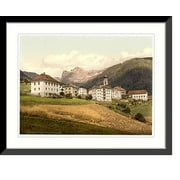 Historic Framed Print, Welschnofen general view Tyrol Austro-Hungary, 17-7/8" x 21-7/8"