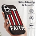 thumbnail image 5 of Compatible with Iphone 16 Case - Cute Soft USA Flag Cross Silicone Case Compatible with Iphone 16 Phone Case for Women Men, 5 of 6