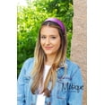 thumbnail image 2 of Motique Accessories Violet 2 inch Wide Satin Headband, 2 of 5
