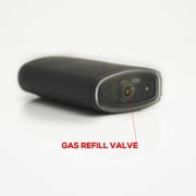 Navpeak Mini Torch Cigar Lighter Clamshell Windproof Refillable Butane Included 3 PACK (Black+Red+Blue) (Butane Included)