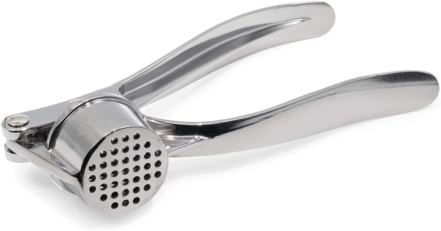 Garlic Press Stainless Steel, No Need to Peel Garlic Mincer Tool for Fine  Garlic, Detachable for Easy Cleaning, Garlic Presser and Masher, Dishwasher