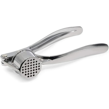 

[1 Pack] Stainless Steel Garlic Press - Professional Kitchen Garlic Crusher - Easy Squeeze Dishwasher safe - Cooking Utensils Clove Press and Ginger Mincer