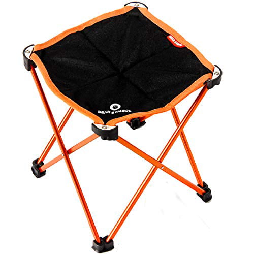 Portable Outdoor Folding Chair Hiking Fishing Camping Picnic Backrest Stool UK 