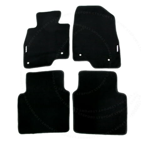 Fit 16 Up Mazda 6 Sedan Custom Fit Premium Nylon Black Floor Mats