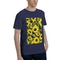 thumbnail image 2 of Bingfone Sunflowers In Vintage Men'S Loose Fit Short-Sleeve Pocket T-Shirt, 2 of 7