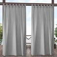 thumbnail image 1 of Exclusive Home Paire de Rideaux Solid VT, 54x84, Gris Nuage, 1 of 8