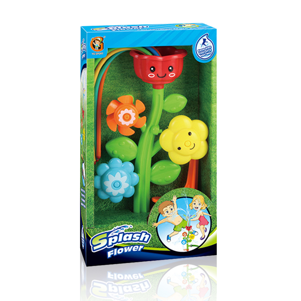 flower water sprinkler toy