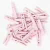 Just Artifacts 2-inch Glitter Craft Wood Clothespins/Peg Pins (48pc, Light Pink Glitter)
