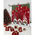 thumbnail image 3 of Christmas Shower Curtains for Bathroom Gnome Fabric Shower Curtain with Hooks, Red Cardinals Shower Curtain Set, Winter Merry Xmas Bathroom Curtains Decoration, Waterproof Polyester, 36"x72" Long, 3 of 6