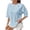01# Sky Blue, variant on Women's Loose Fit Striped Dolman Top Oversized Casual Blouse Flowy Long Sleeve Tunic Tee for Work Weekend Travel Summer S-2XL