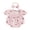 Pink, variant on Cenuakty Baby Girls Sweet Cherry Print Short Sleeve Round Neck Romper and Headband Set