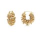 thumbnail image 1 of Pendientes SNGIA Chunky Gold Hoop con circonita cúbica para mujer, 1 of 6