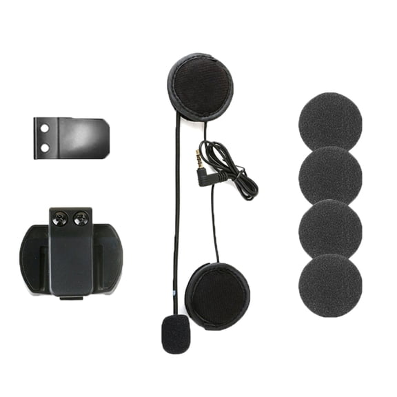 3. Bluetooth-Compatible Motorcycle Intercom Set: Stereo Headphones, Design & Ergonomic Mount