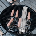 thumbnail image 4 of USHOBE Convenient Smoke Tube Wear Resistant Grilling Tool Silver 1Set for Cooking, 4 of 8