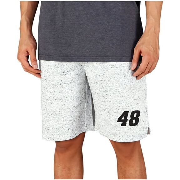 Men's Concepts Sport White/Charcoal Alex Bowman Throttle Knit Jam Shorts