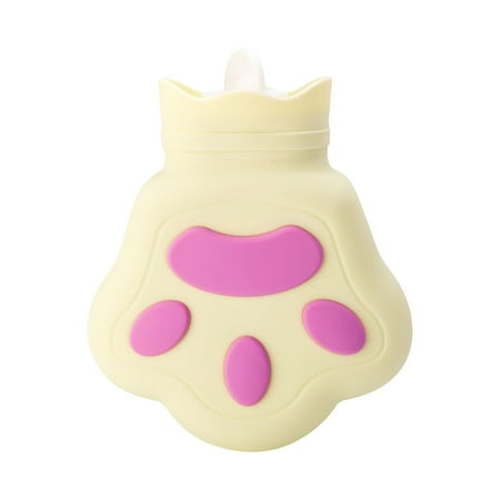 

Christmas Clearance! SuoKom Mini Silicone Hot Water Bottle for Microwave Heating Cartoon Bear S Palm Shape