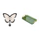 thumbnail image 1 of Reloj De Pared Acrílico Con Diseño De Mariposa Para Oficina, Comedor, Habitación Infantil, Estilo Rústico, Con Bandeja Para Mesa De Centro, Asa Para Guardar Joyas, Para El Hogar, Dormitorio, 1 of 8