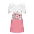 thumbnail image 4 of FcBaudy Camisole Sans Manches Robe Col en V, Robes d'Été pour Femmes, Robes Sans Manches Imprimées à Bretelles Mode Robe pour Femmes, 4 of 5