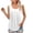 White womens tank tops, variant on up to 60% off Gifts wycnly Womens Tank Tops Casual Loose Pleated Swing Lightweight Tunic Shirts Vest Summer Trendy Solid Round Neck Sleeveless Shirts Blouse Army Green XXL