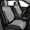 #010 Black&Grey, variant on LAONNVIR Seat Covers for Cars Leather Waterproof Universal Fit for Ford Escape 2001-2024 (Black&Grey)