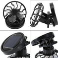 thumbnail image 2 of EBTOOLS Solar Fan, Electric Mini Clip-on Solar Fan Air Conditioner Cooling Cell Fan for Travel Camping Hiking, 2 of 7