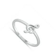 thumbnail image 4 of Simple Treble Clef Music Ring .925 Sterling Silver Band Jewelry Female Male Unisex Size 4, 4 of 4