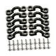 thumbnail image 4 of 2xKayak Pad Eye Kit Tornillos De Acero Inoxidable Con 20 Tornillos Para Cubierta Kayak Canoa, 4 of 8