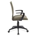 thumbnail image 3 of Leick Chaise de Bureau en Tissu de Lin Vert Sauge, 3 of 3