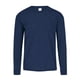 thumbnail image 1 of Playera Yazbek Cuello Redondo Manga Larga Marino Jaspe Talla Chica, 1 of 3
