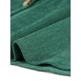 thumbnail image 5 of Agnes Orinda Plus Size Corduroy Midi Skirts for Women Elastic High Waist Button Front A-Line Skirt with Pockets 3X Green, 5 of 6