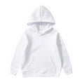 thumbnail image 5 of Ccpelsie Boys' Letter Graphic Print Cute Hoodies Long Sleeve Pullover Hoodie Sweatshirt(White,5-6 Years), 5 of 6