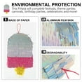 thumbnail image 3 of OULII 1Pcs Multi-colored Pinata Toy Ice-lolly Shape for Birthday Party Favors Fillable with Candies and, 3 of 8