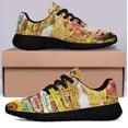 thumbnail image 3 of Pig Sunflower Barn God Says You Are Shoes Sneakers for Women Men Black Size 11.5, 3 of 7