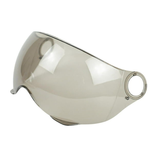 Lente de visera para casco de motocicleta, piezas a prueba de viento, accesorios profesionales para motocicletas Marrón oscuro