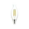 thumbnail image 3 of GE LED Light Bulbs, 60 Watt Replacement, Soft White, CA11 Decorative Candle Bulbs, 12pk, 3 of 9